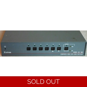 Extron SW6 AV MX Audio and Video switcher